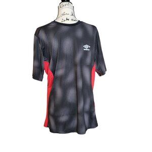 Umbro Performance Black & Red T-Shirt